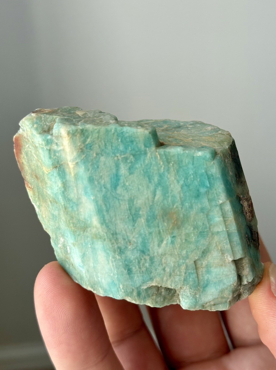 Amazonite Crystal Nice Saturation Lake George, CO Full Crystallized 5.6cm,118.8g