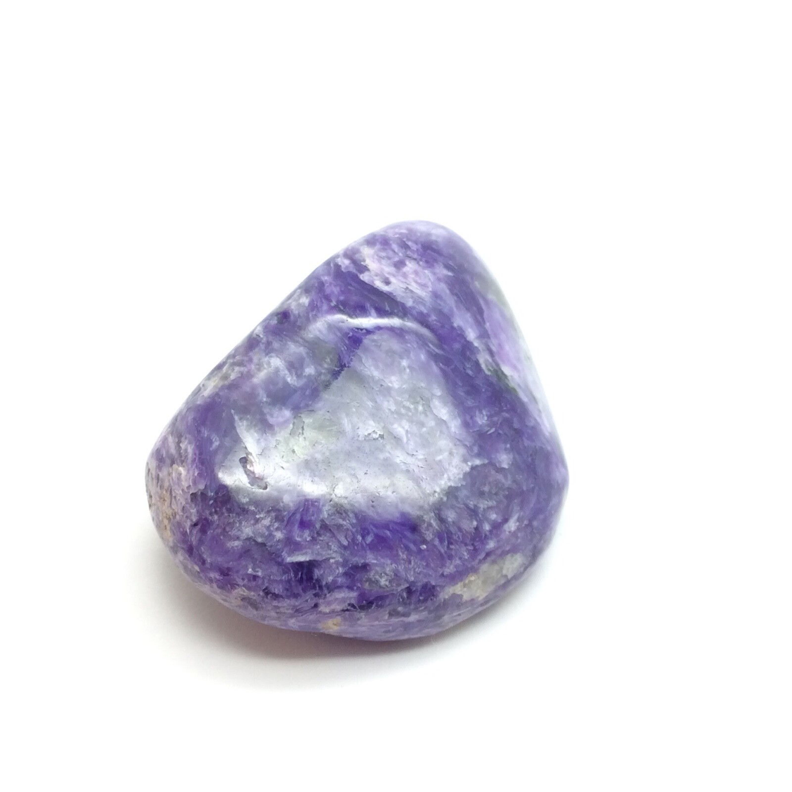 Charoite Pebble Purple Gem Stone Polished Siberian River Specimen Siberia #4
