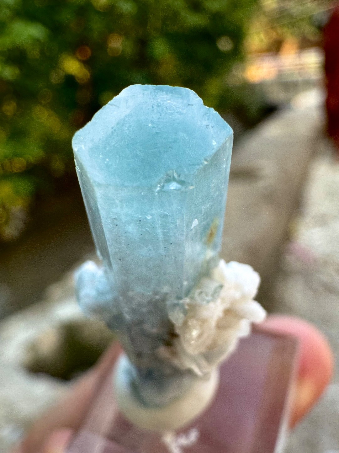 Natural Sky Blue Terminated Aquamarine Crystal , 33 Carats @ Minerals