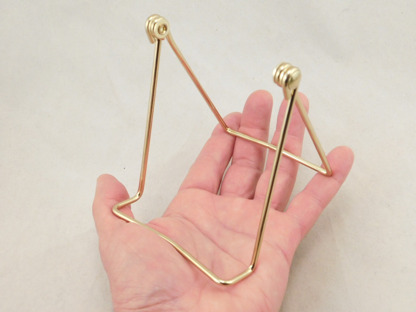 Easel Display Stand Gold Color Adjustable Medium Sized