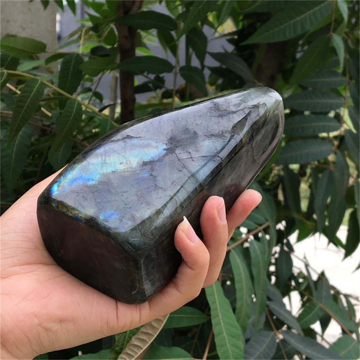760g Natural Labradorite Mineral Quartz Crystal Mineral Reiki healing