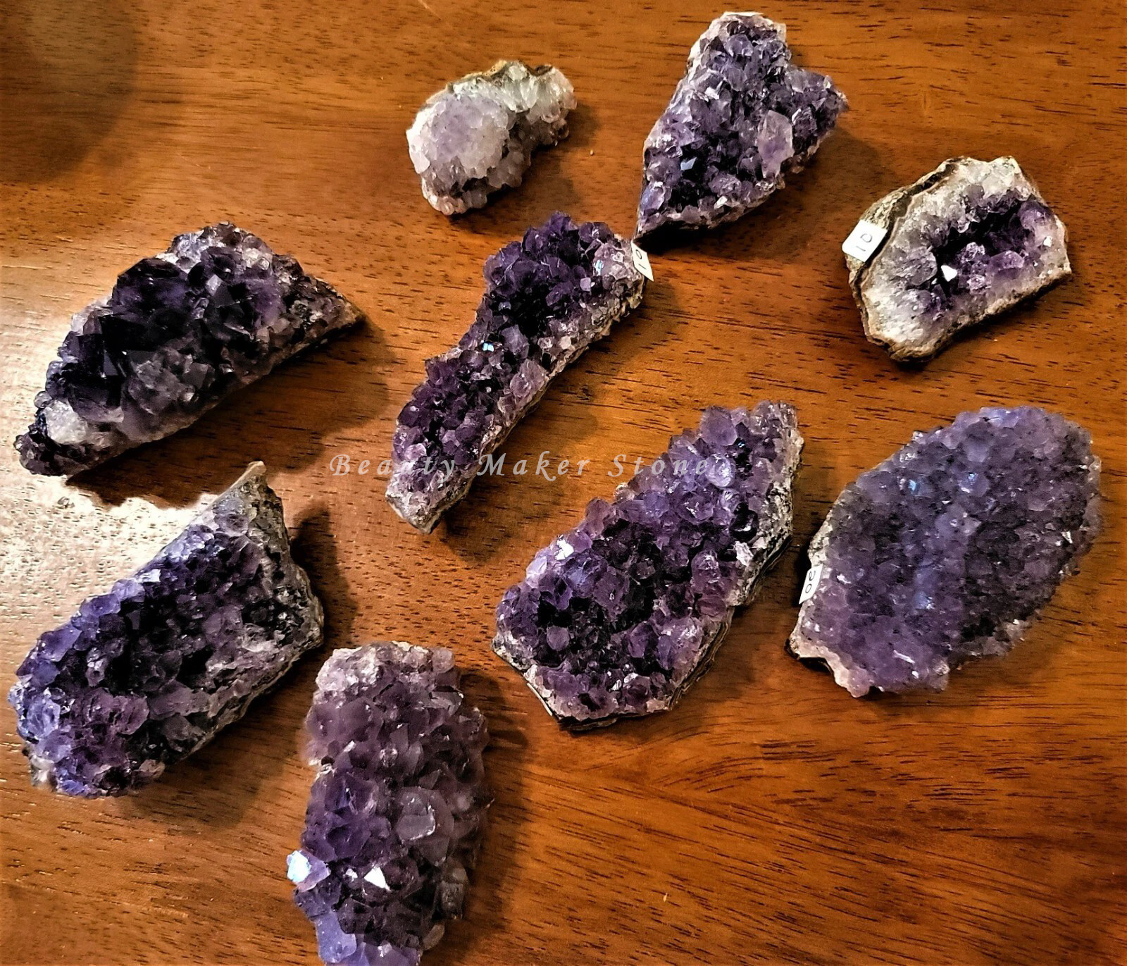 80-100g Raw Amethyst Crystal Quartz Cluster Specimens Healing Reiki Ornaments