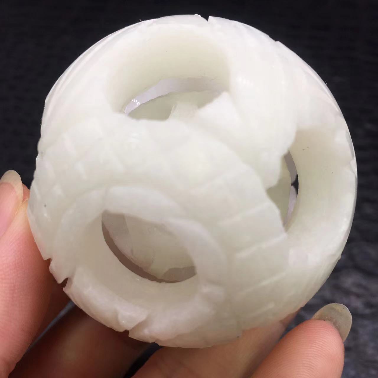 Natural White Marble Ball Crystal Quartz Sphere+Stand Healing Decorate Reiki 1Pc
