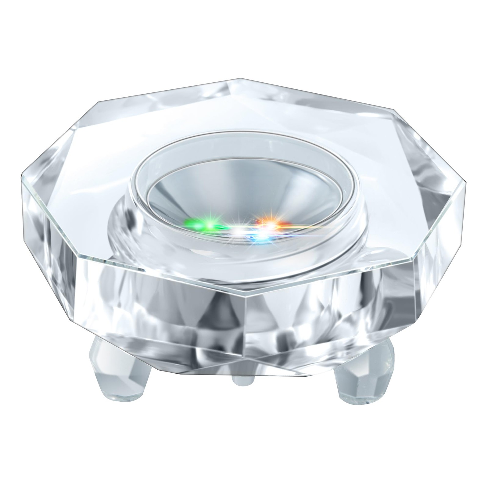 Crystal LED Light Base Multicolor Changing Pedestal Color Show Stand Lighted …