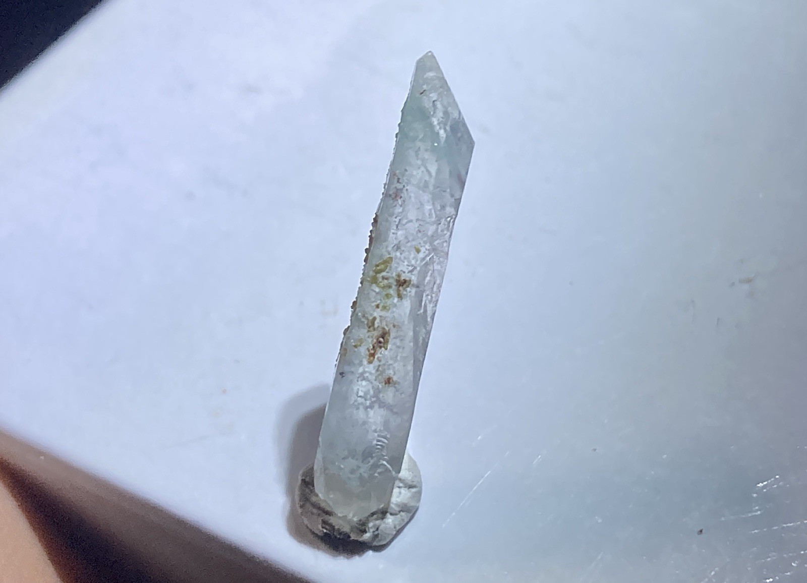 Ajoite Inclusions in Quartz Messina, South Africa