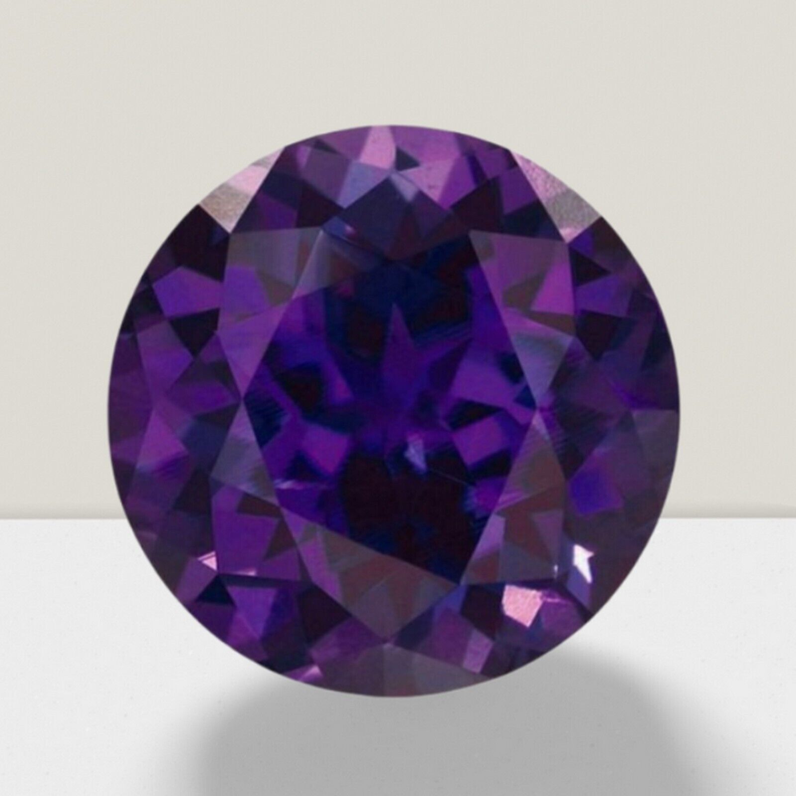 Alexandrite Round Cut Gemstone 3.50 Cts – 10 mm Lustrous Loose Gem