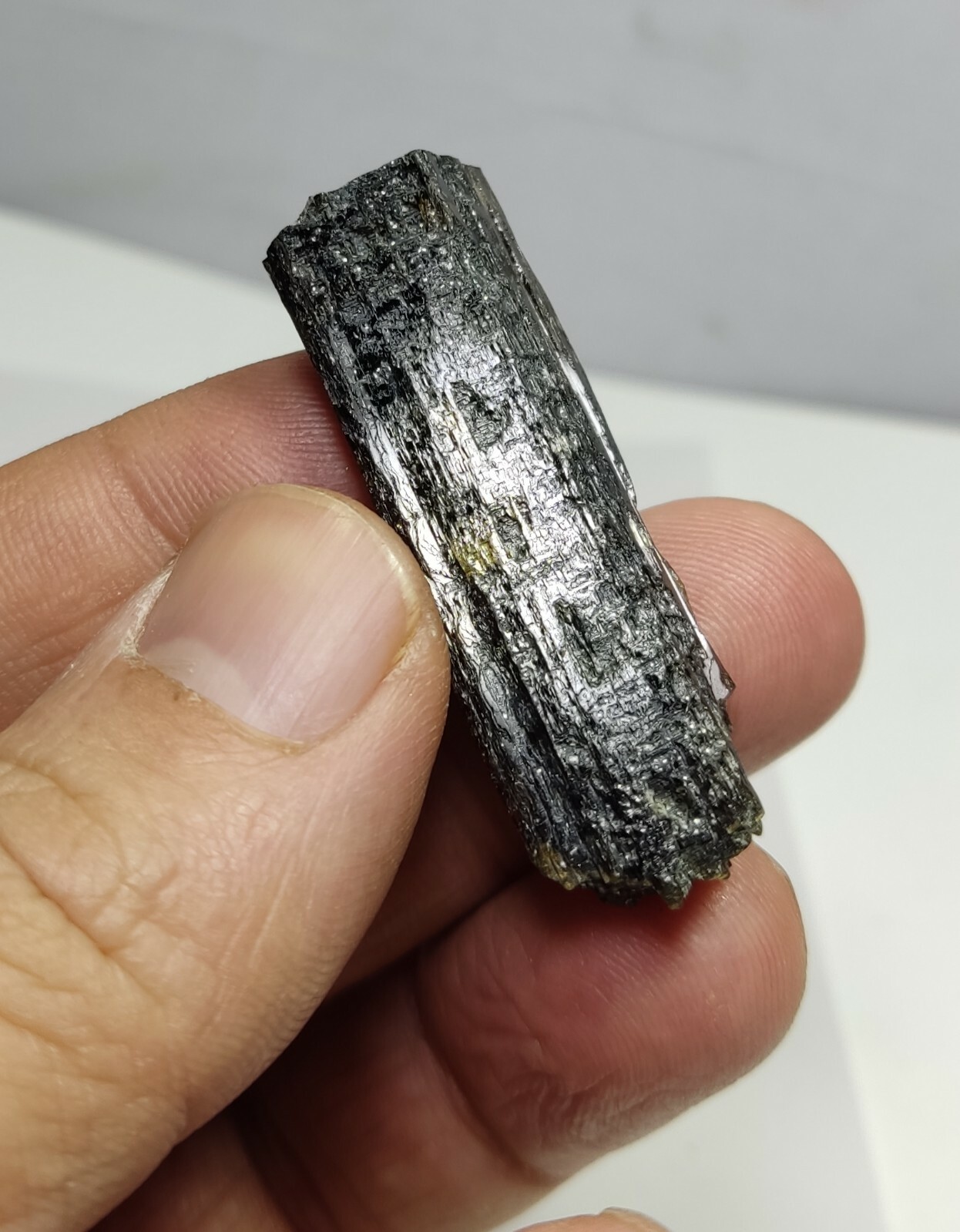 Natural etched epidote crystal 15 grams