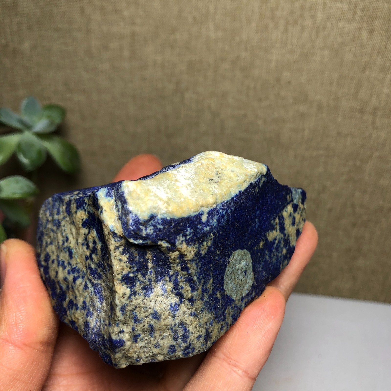 223g Natural lapis lazuli Crystal gemstone Rough Mineral Specimen healing A2024