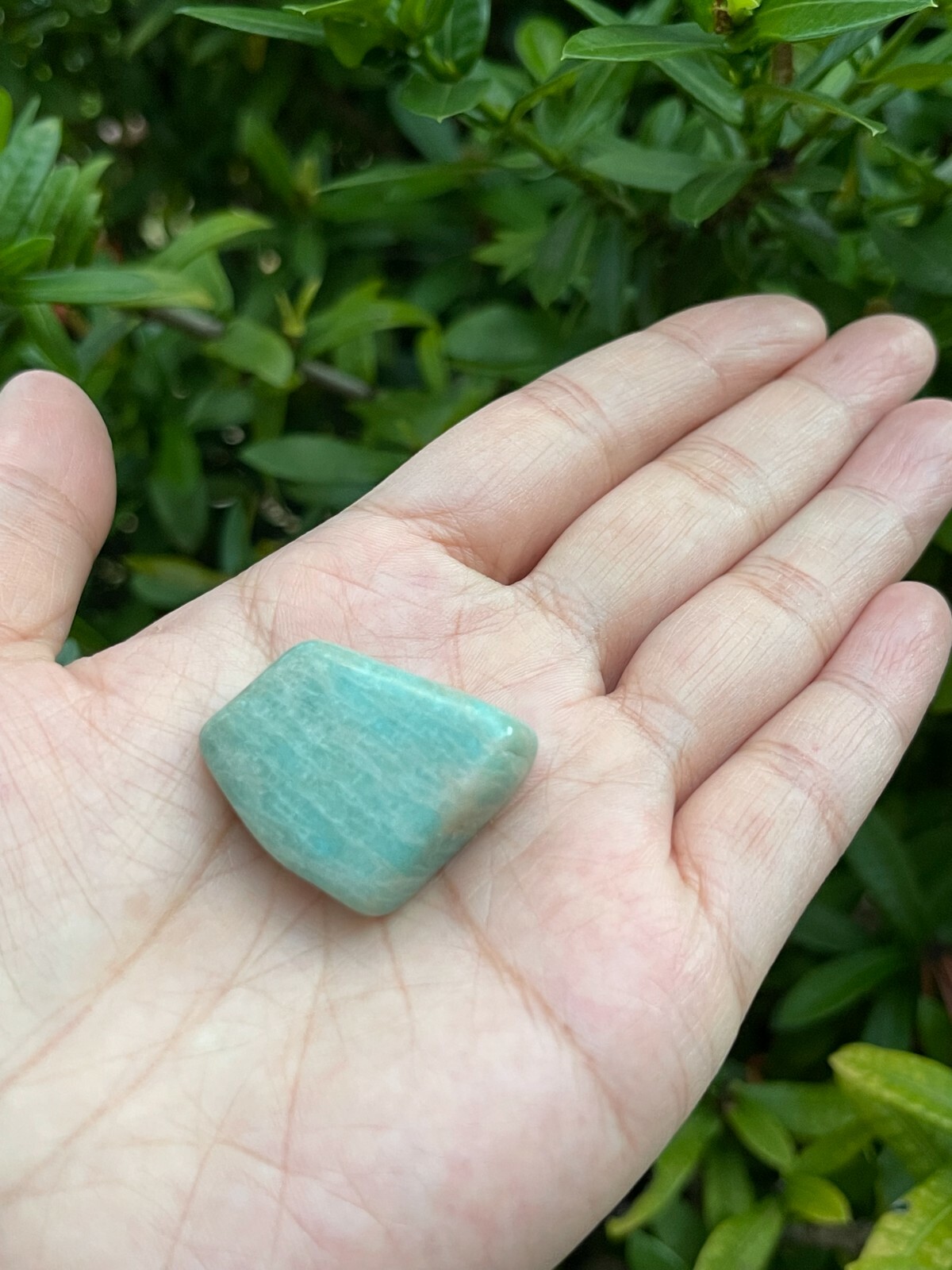 Grade A++Amazonite Tumbled Stones, 0.8″-1.25″ Polished Amazonite, Wholesale Lots