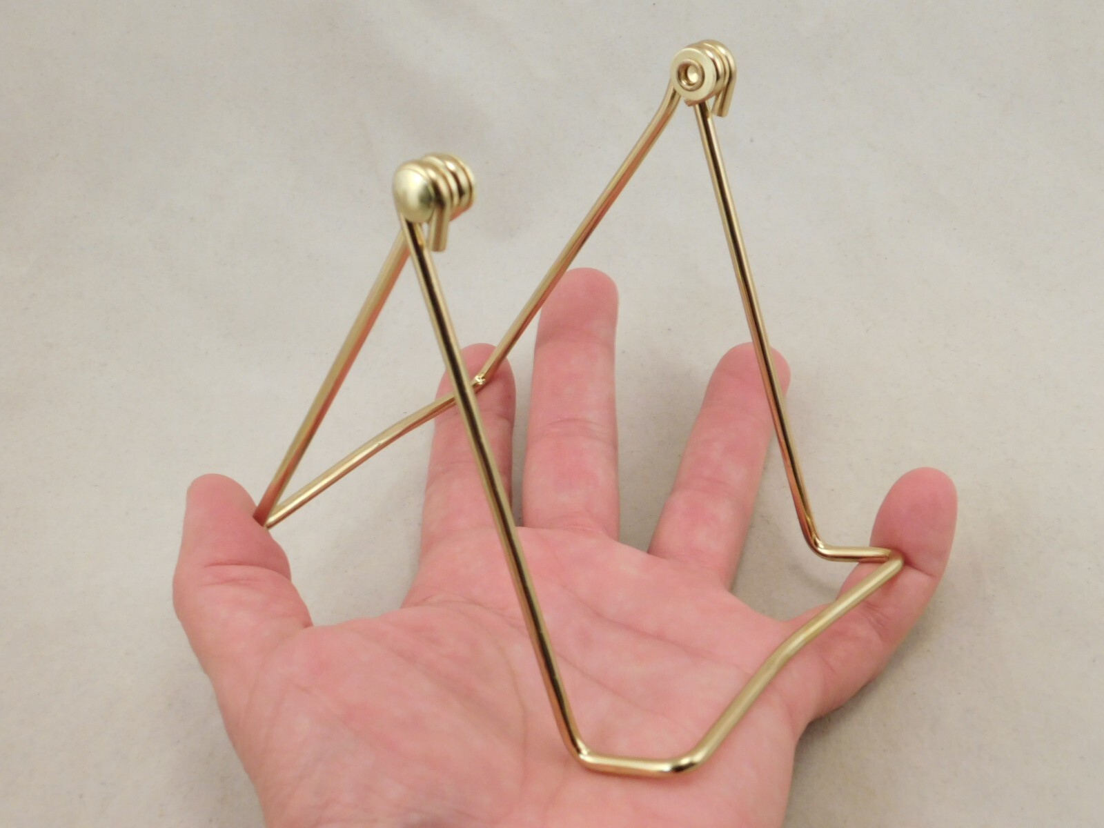 Easel Display Stand Gold Color Adjustable Medium Sized
