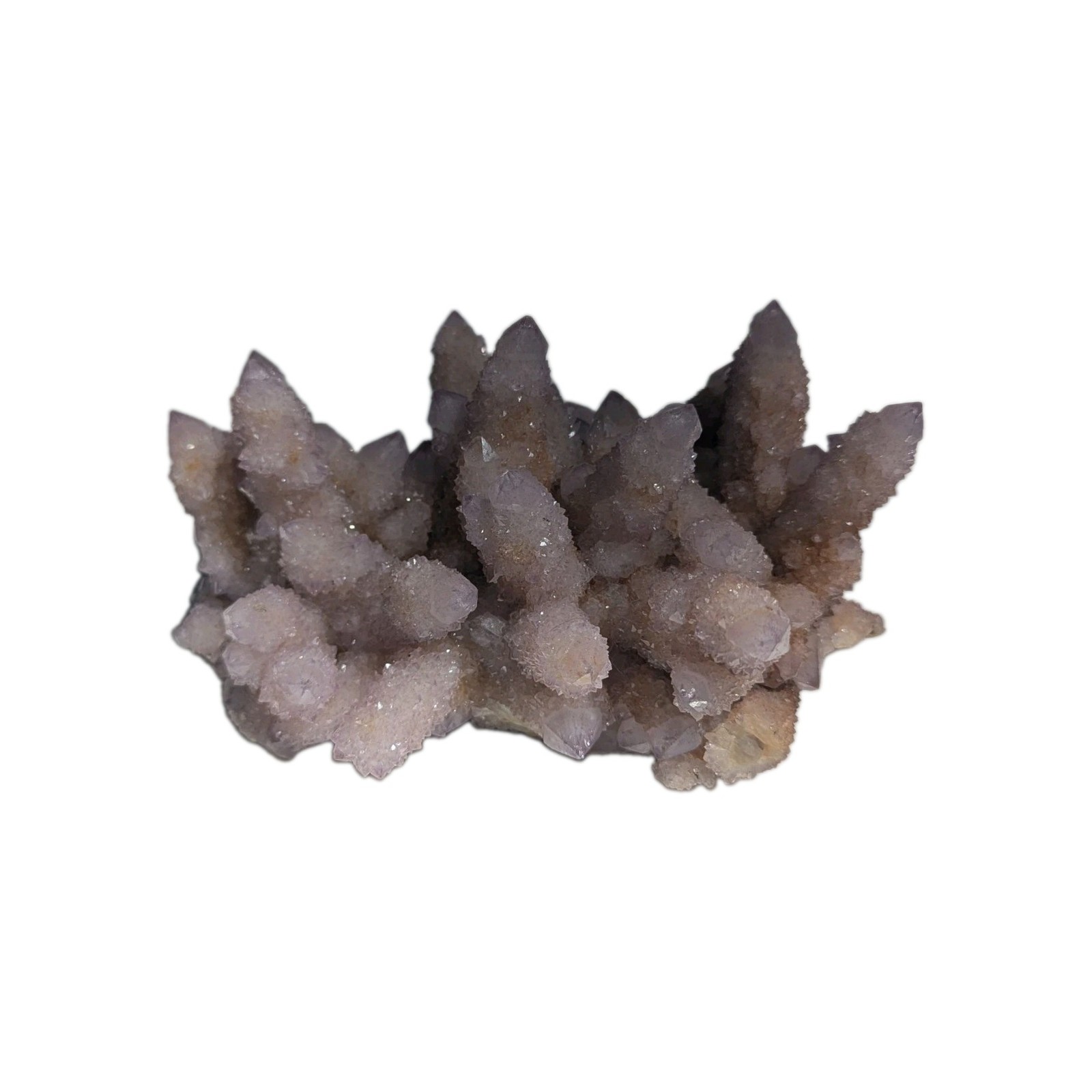 Natural African Spirit Amethyst Crystal Cluster Lilac Purple Mineral Specimen