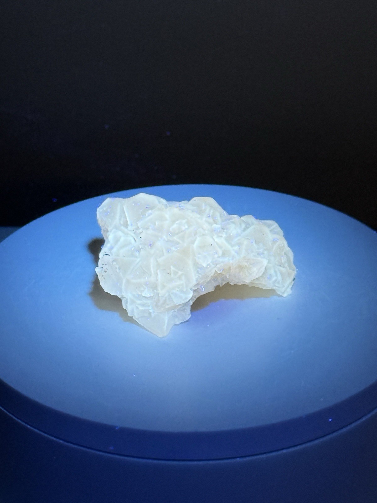 ETHEREAL Merkaba Calcite Fluorescent & Phosphorescent Mineral Specimen – Mexico