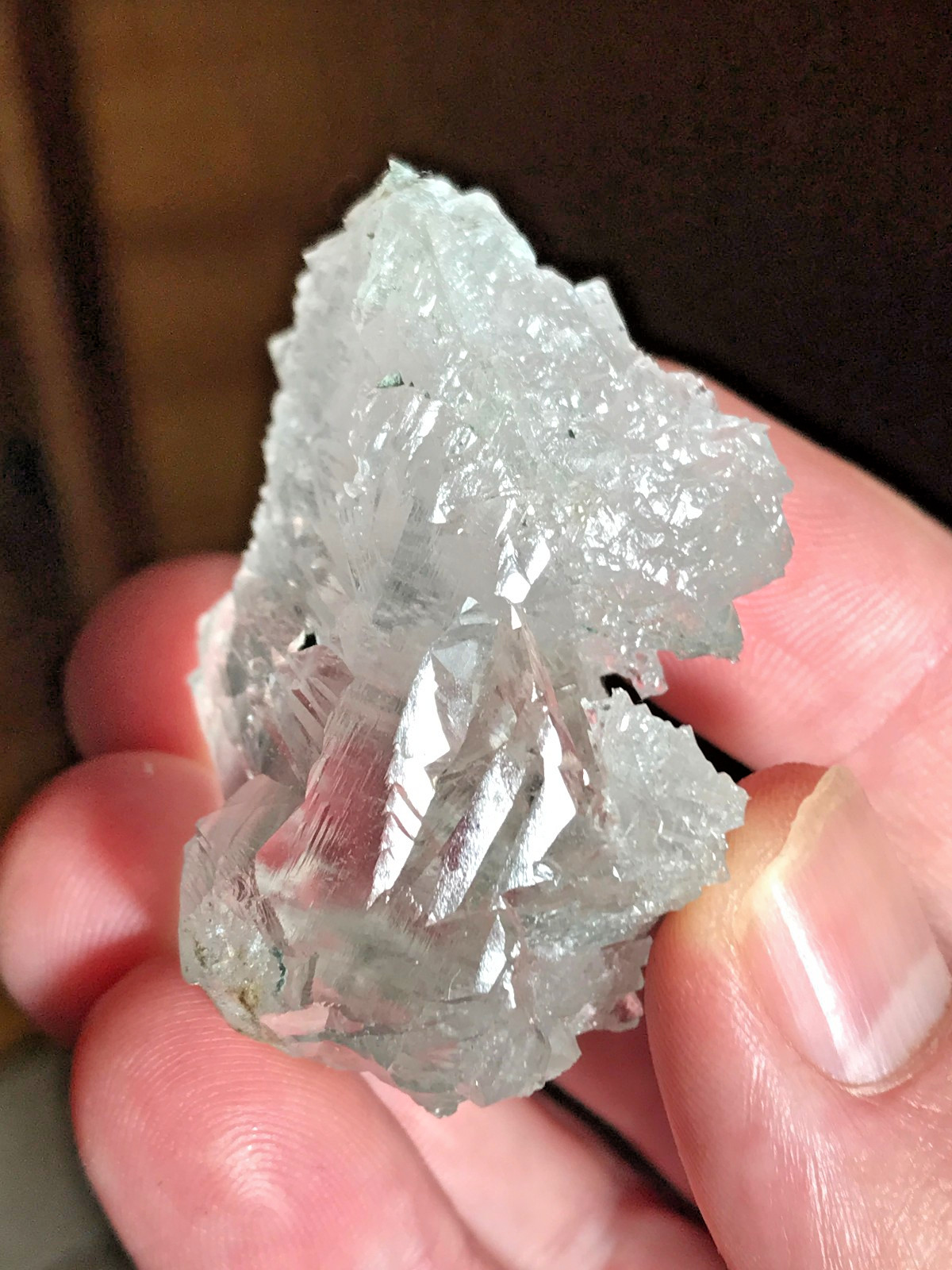 Quartz, skeletal “iceberg”, floater crystal, Auernig, Mallnitz, Austria