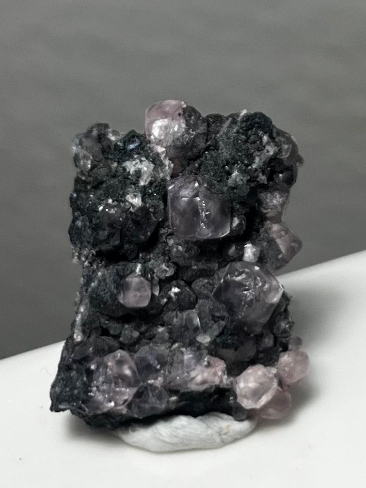 Pink smithsonite on matrix from tsumeb