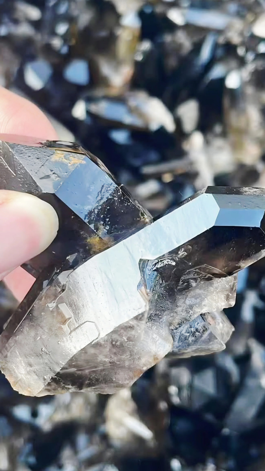 Smokey Quartz Cluster Specimens 7 to 8cm 1kg – 5 to 7 pieces – Bulk