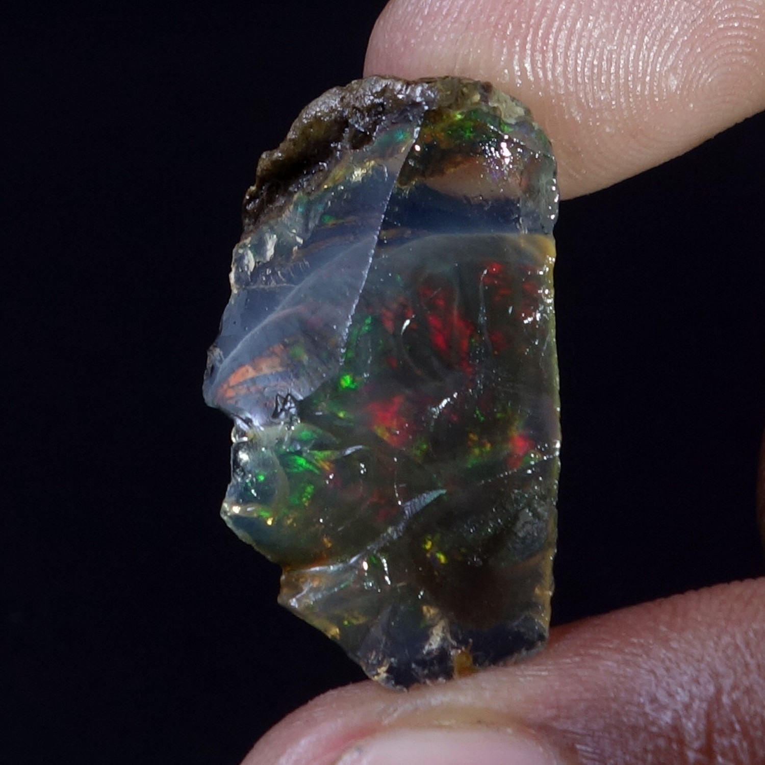 16.00 Cts 100% Natural Welo Fire Ethiopian Oil Opal Rough Cab Gems Ring Nacklace