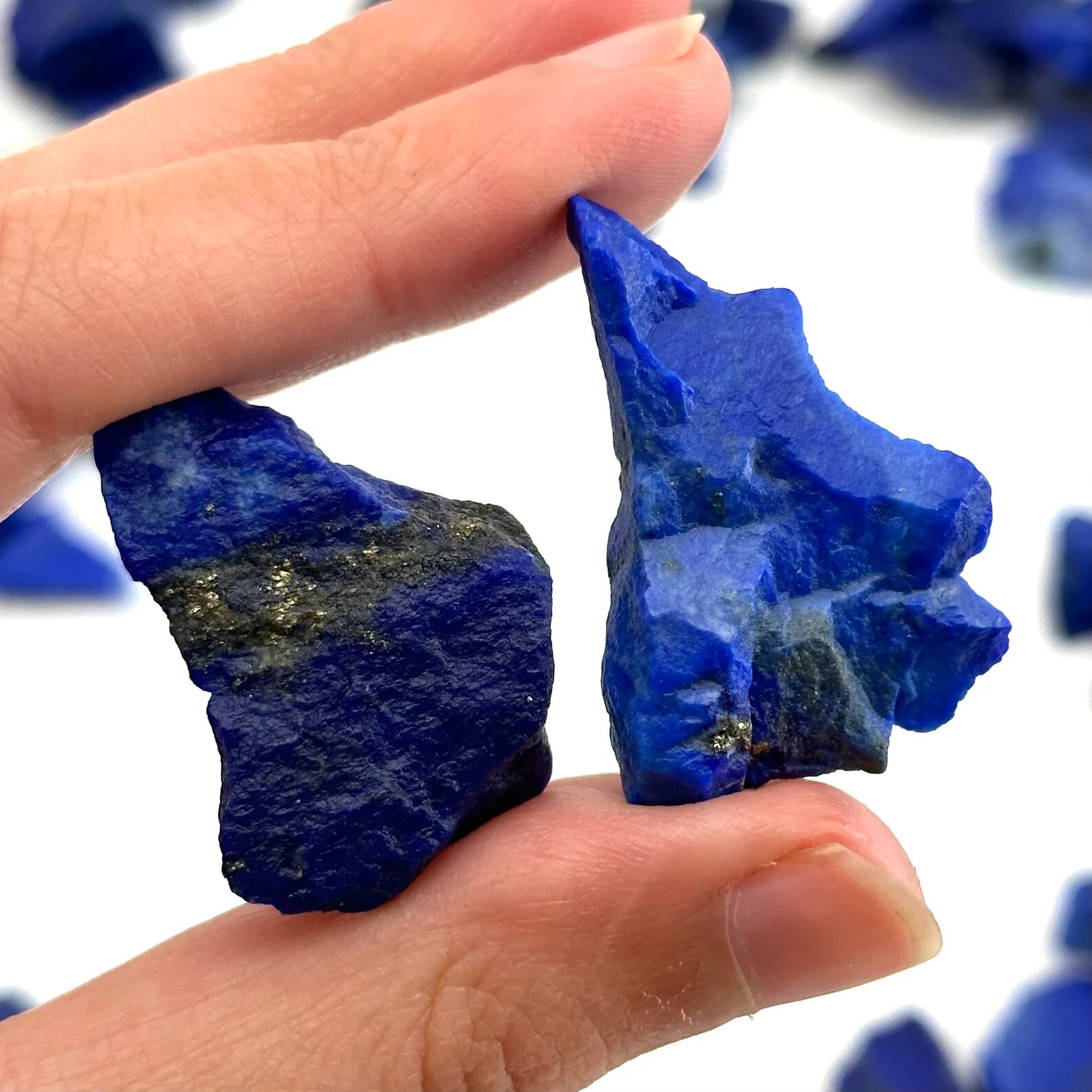 Natural Lapis Lazuli Raw Stone Crystal Mineral Specimen Healing Energy Gifts