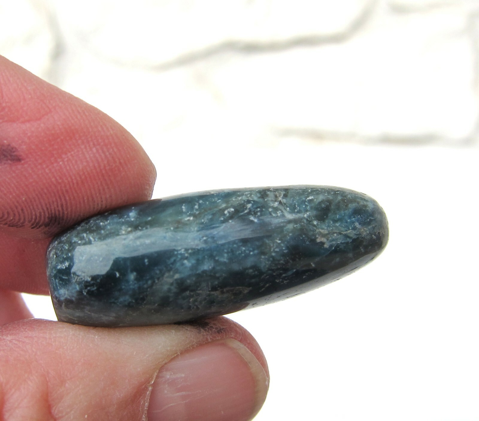 Dianite Palm Stone 38mm 18.7 grams Princess Diana Healing Crystal Ancient Wisdom