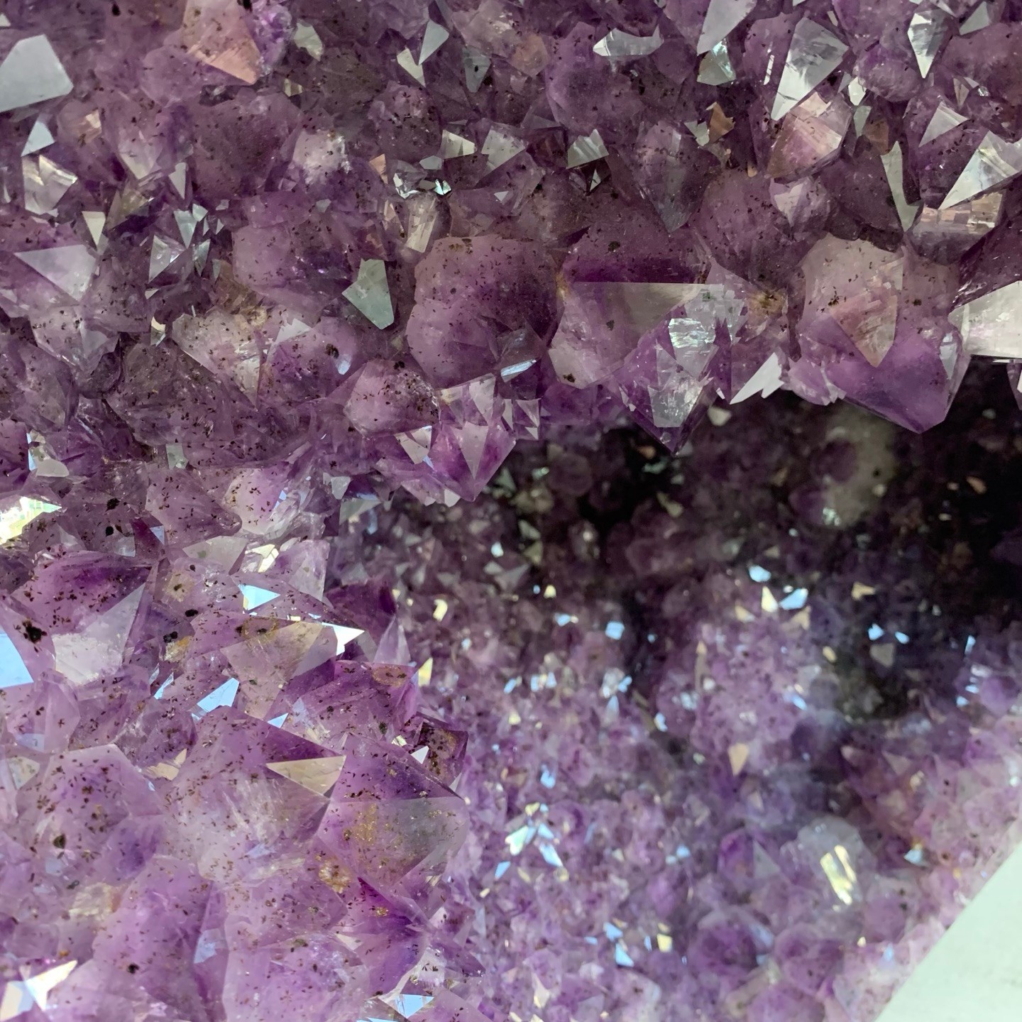 308LB Natural Amethyst Cathedral English Cluster Crystal Specimen Healing