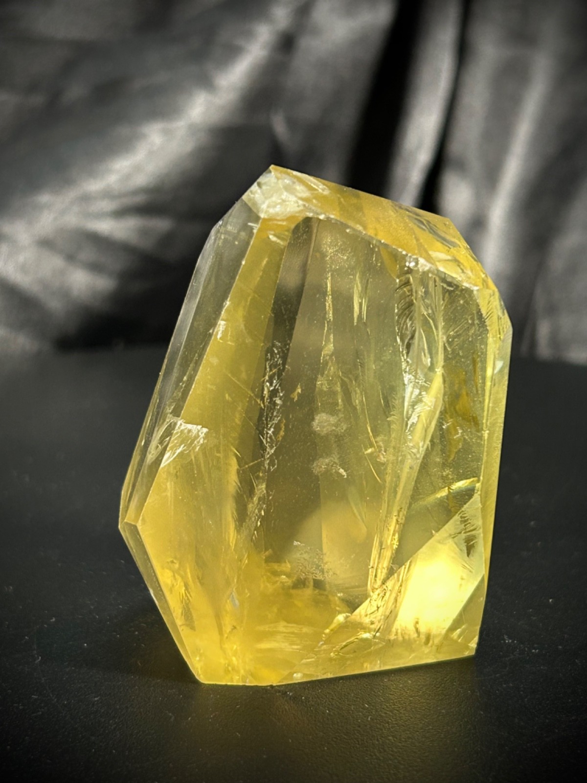 2.54″ High Clarity Citrine Geometric Freeform 6.9oz (194 grams)