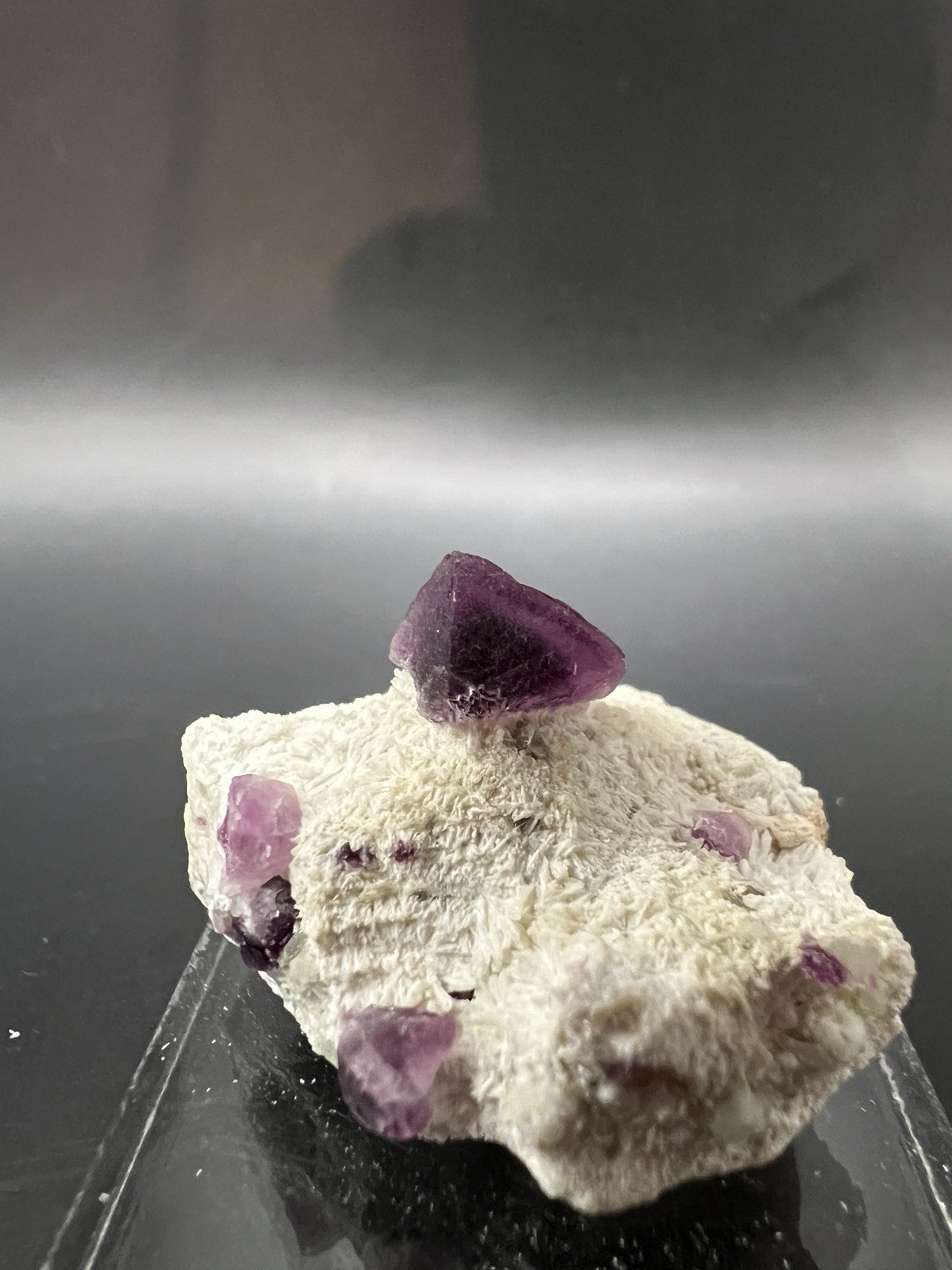 Purple Phantom New Mexico Fluorite Miniature – 10108
