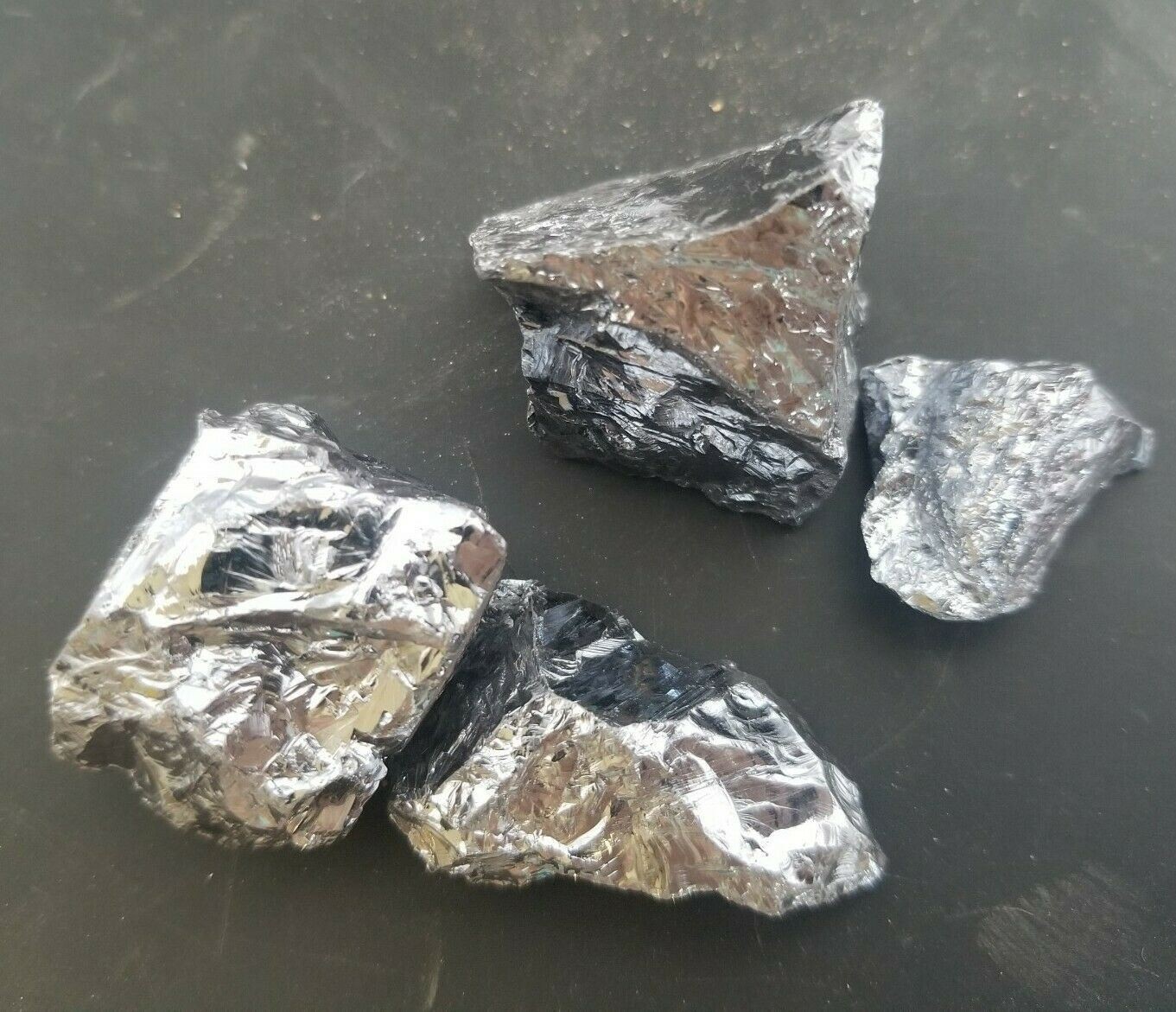 Silicon Pieces Mineral 2 ounces Lot of 4