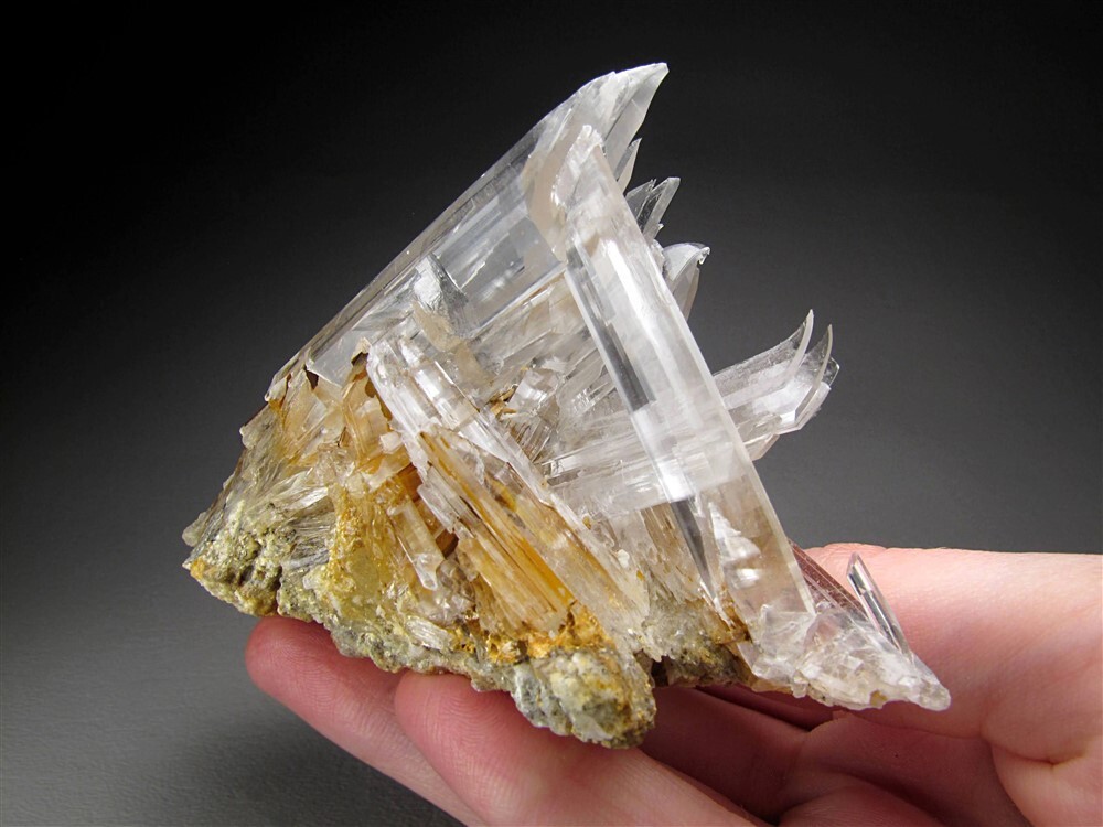 Gypsum var. Selenite Qinglong Mine Guizhou Province, China