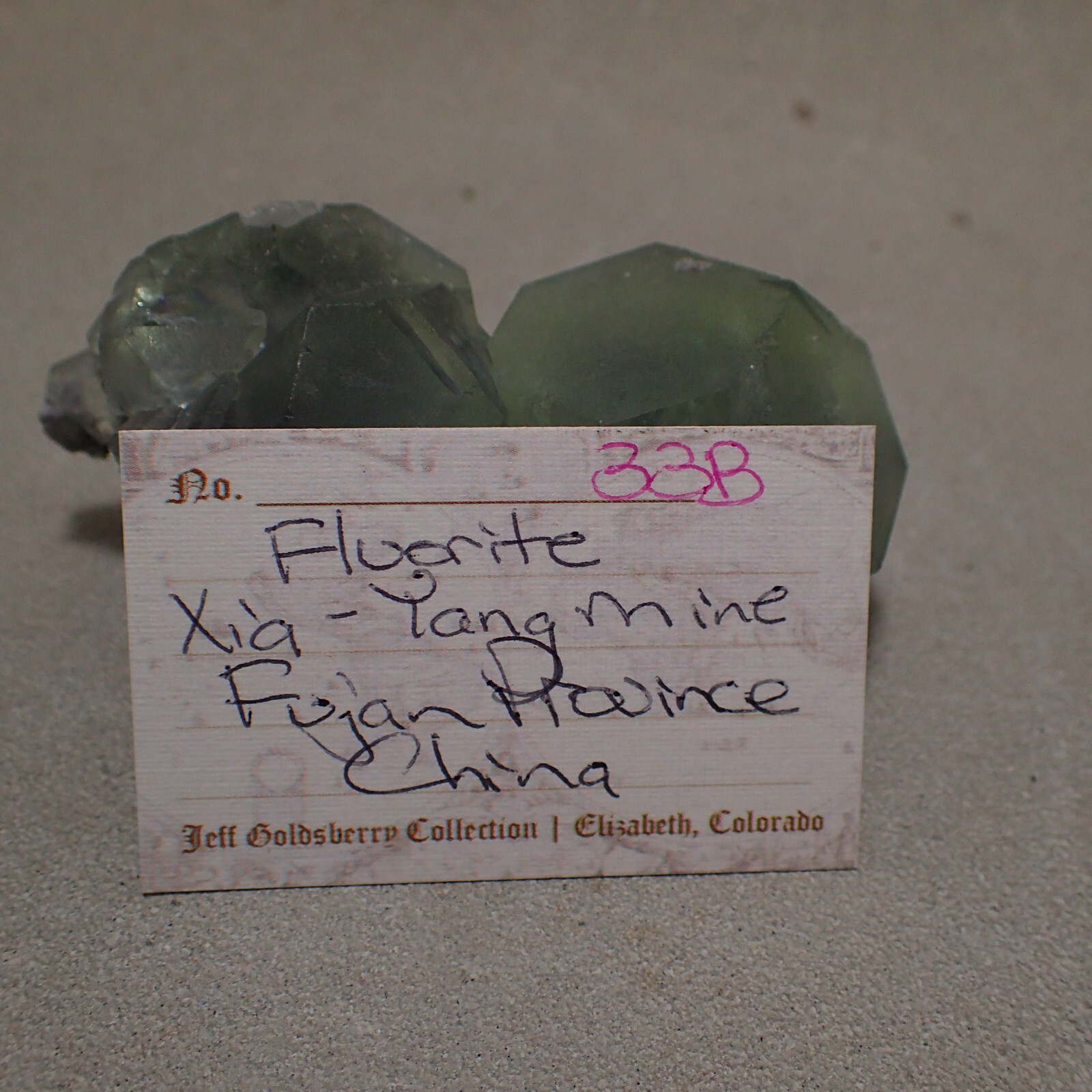 Fluorite, Xia-Yang Mine, Fujan Province, China