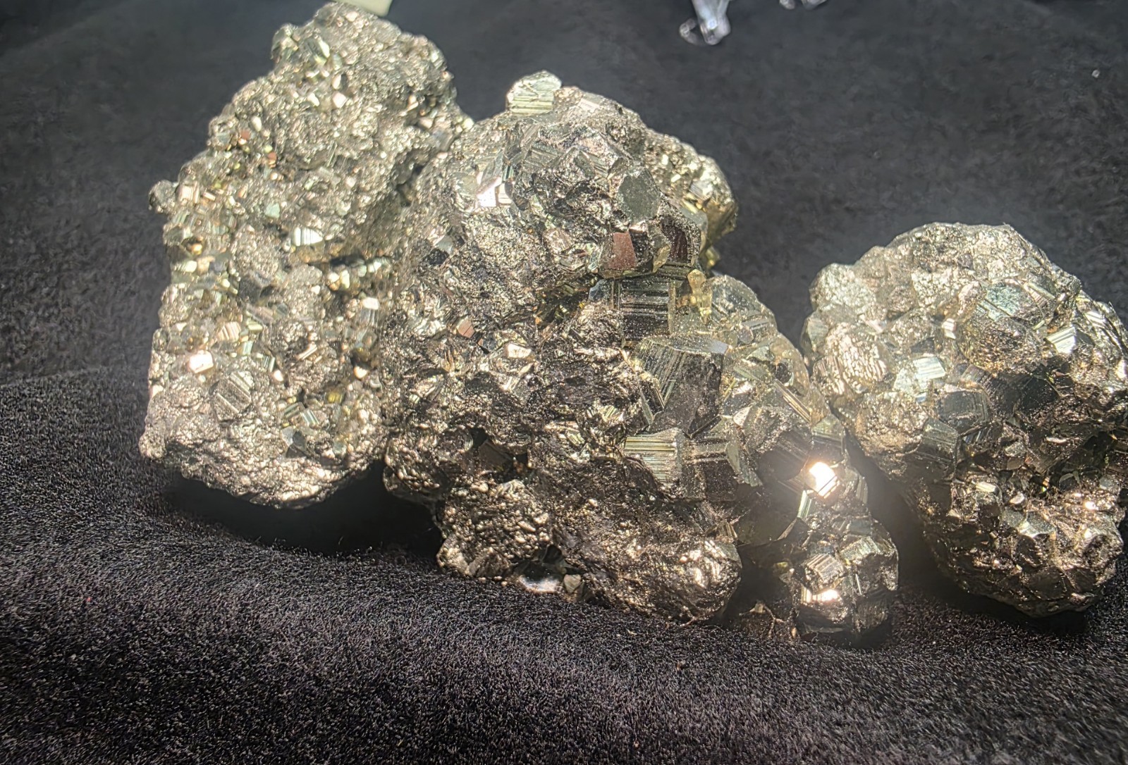 Peruvian Pyrite Rough Large Lot 415 Grams Very High Grade