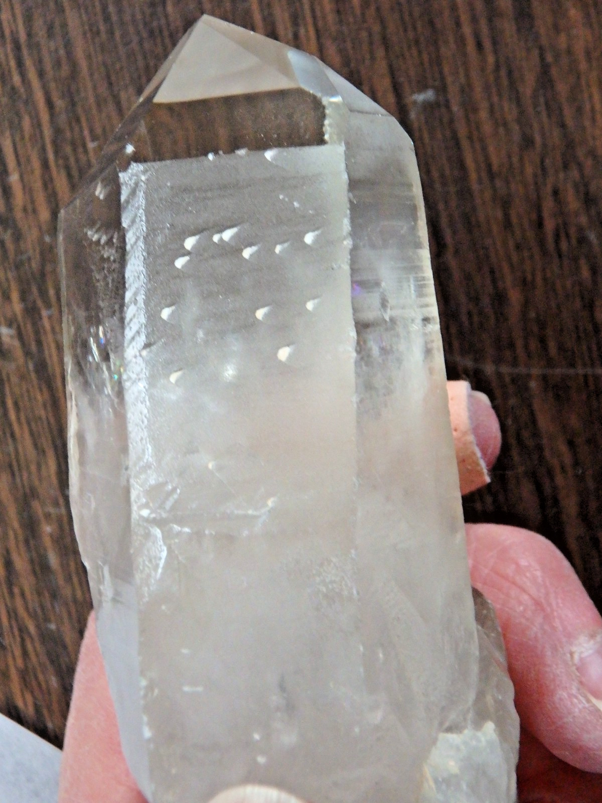 Crystal ✨ Beautiful Clear Lemurian Point Natural Record Keepers 167 grams