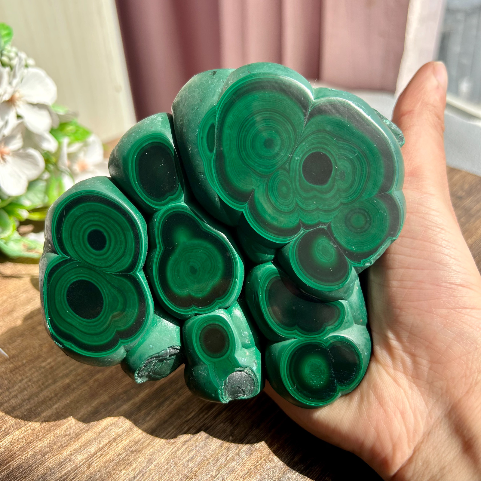 1510g Natural Green Malachite Crystal Rough Mineral specimen healing Decor
