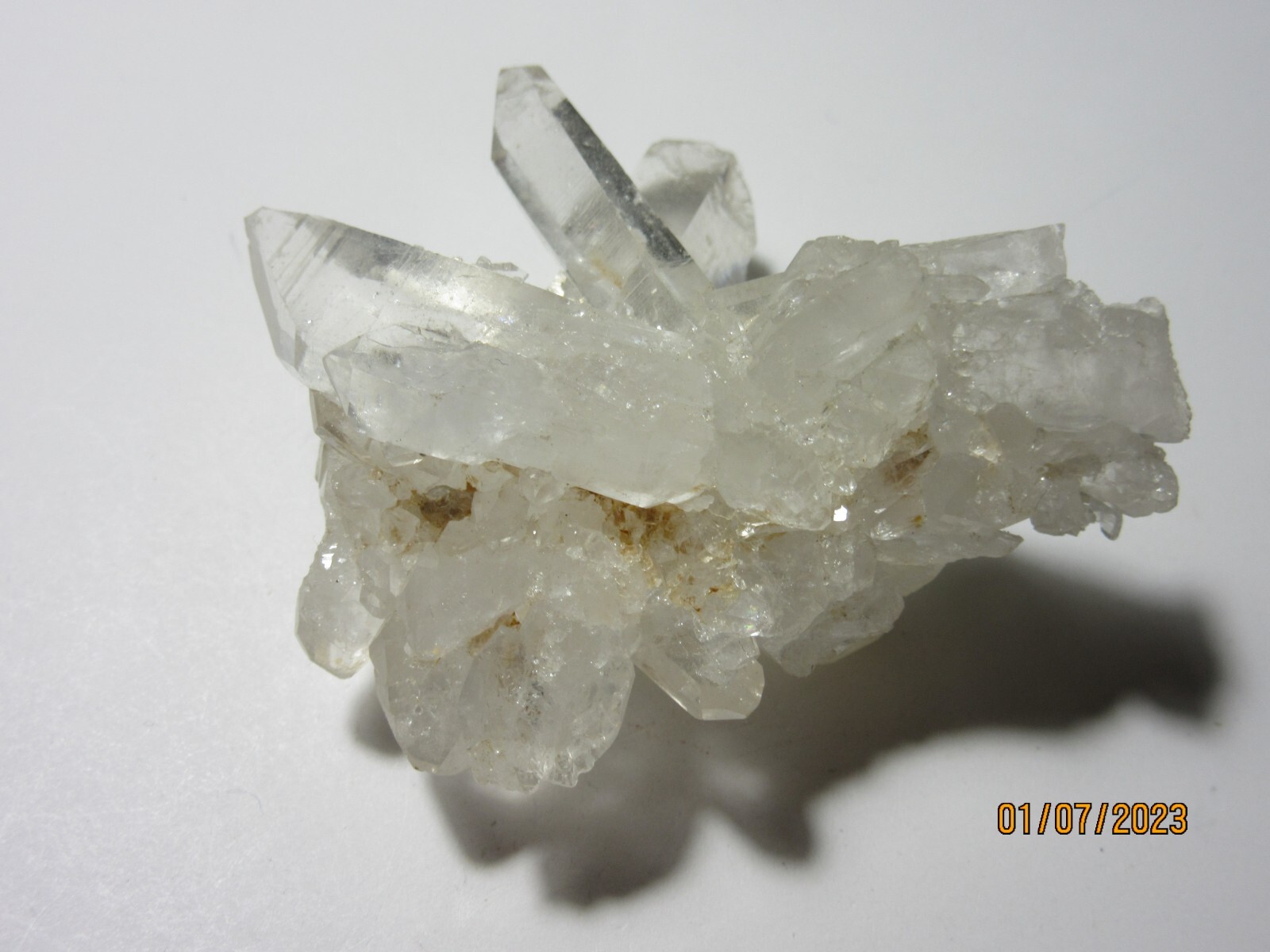 Arkansas Natural Quartz Crystal 2 3/8″ Cluster Collectible Reiki MIAQC-1