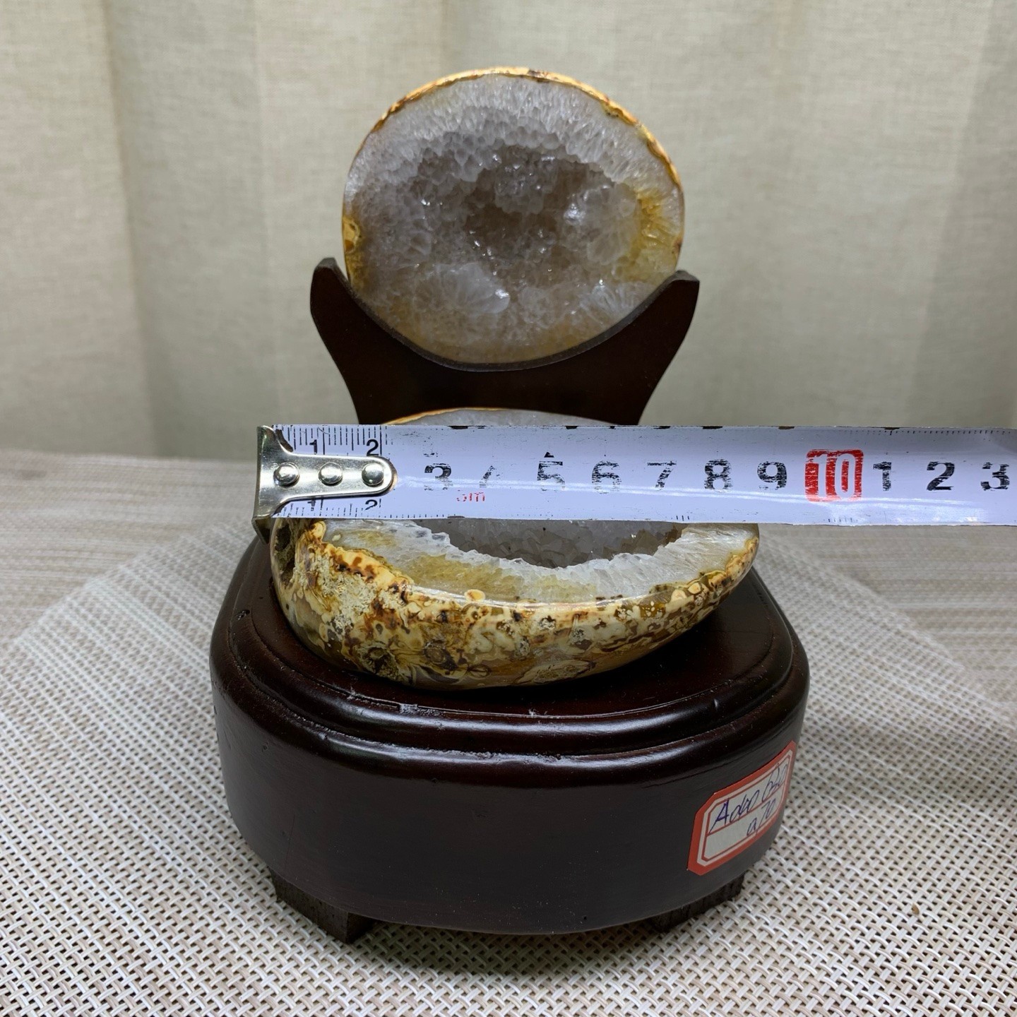 1.5LB Natural amethyst Agate Treasure Basin Quartz Geode cluster Healing decor