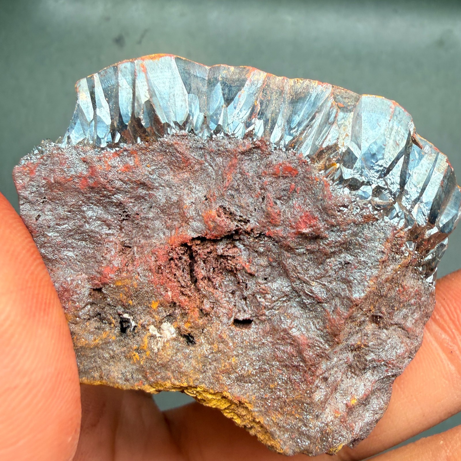 Botryoidal Hematite Specimen from Morocco 185g – Natural Iron Rose Formation