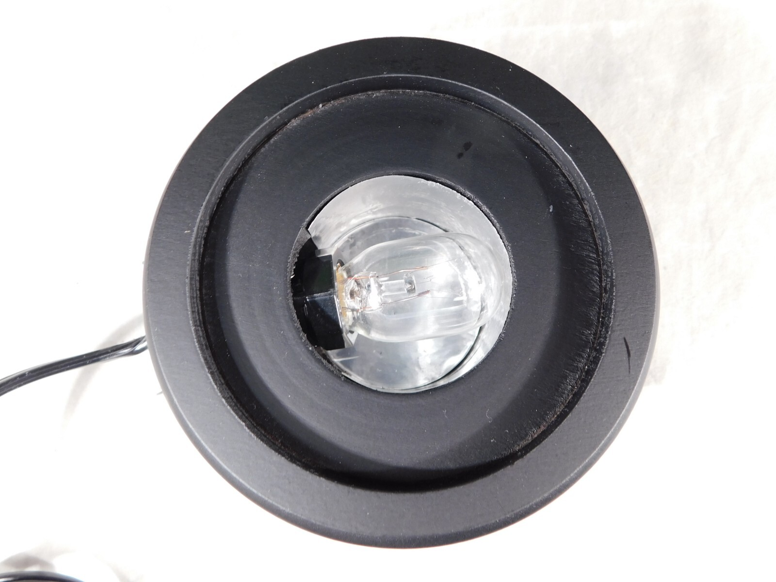 LIGHTED Display Stand Round Shape Black Color
