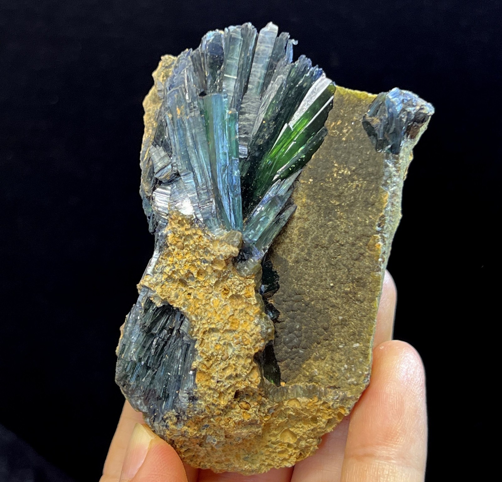 80mm Gemmy Vivianite mined from Brazil, Natural Mineral specimen