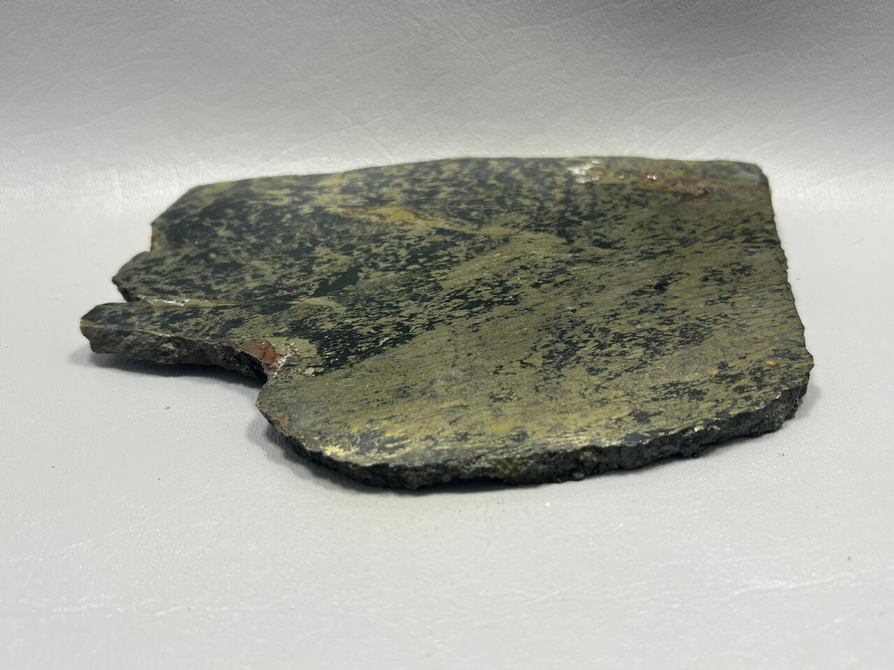 Apache Gold Polished Stone Slab Black and Gold Rock Jerome Arizona #O1
