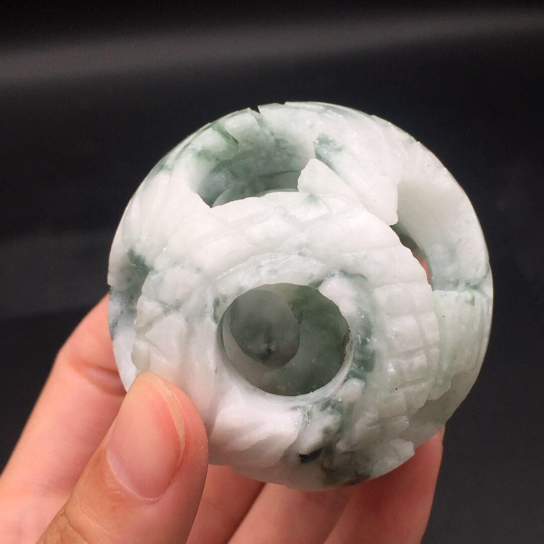 Natuaral XIU Jade Quartz Sphere Crystal Exquisite Ball Magic Healing Decorat 1Pc