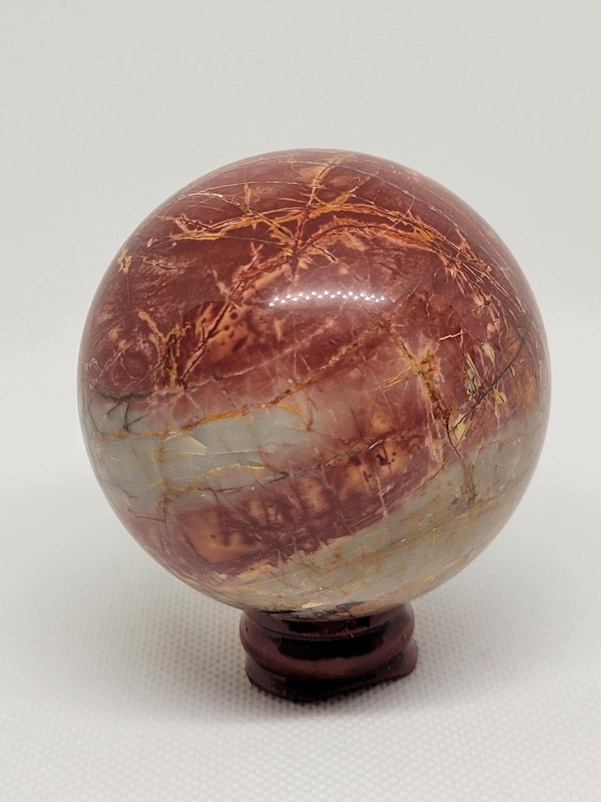 Cherry Creek Jasper Spere 8″ Circumference US Seller