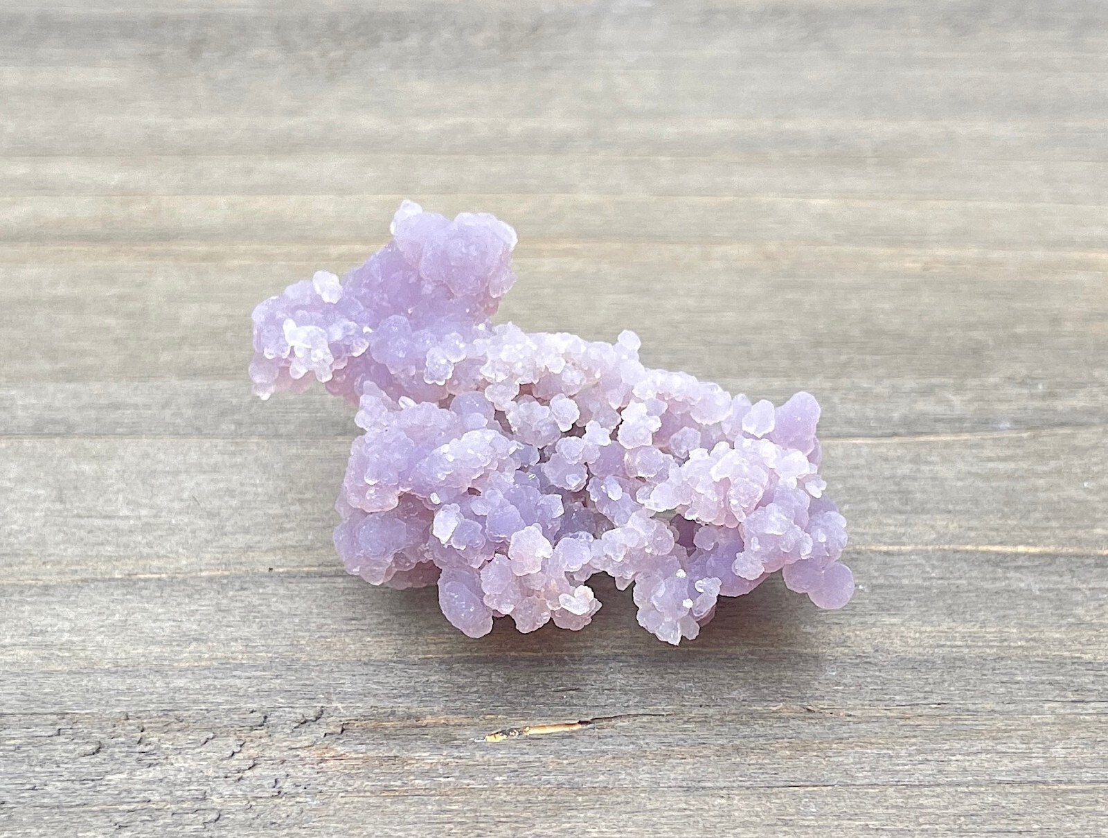 Grape Agate Cluster, Super Satiny lilac Purple Grape Agate, Indonesia 4.5 Cm’s
