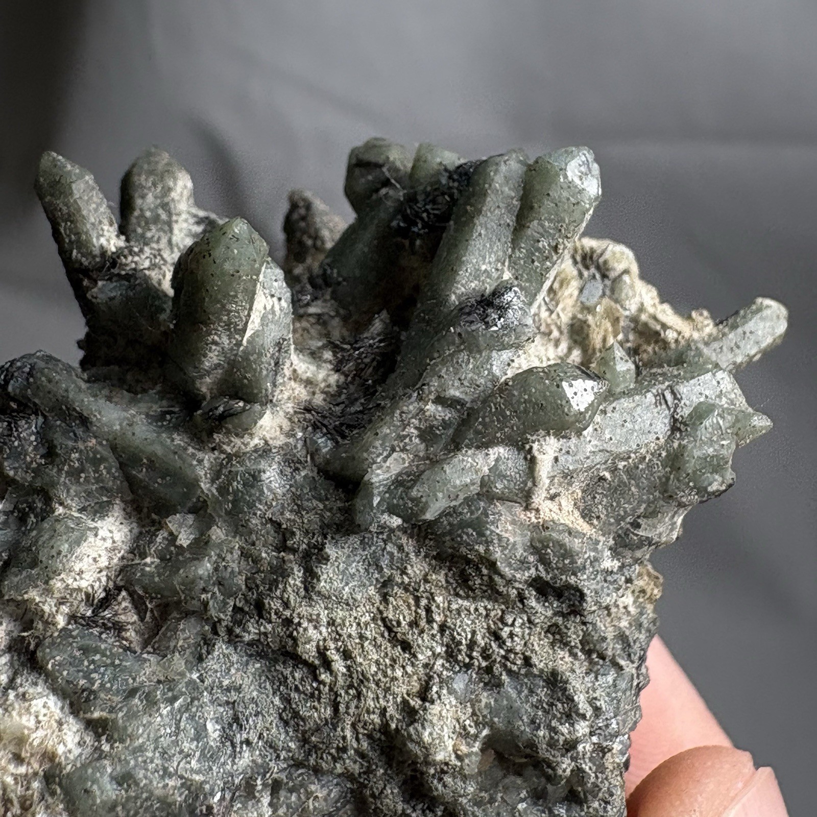 Natural Forest Crystal Green Quartz Cluster Rare Specimen Raw Mineral Heal