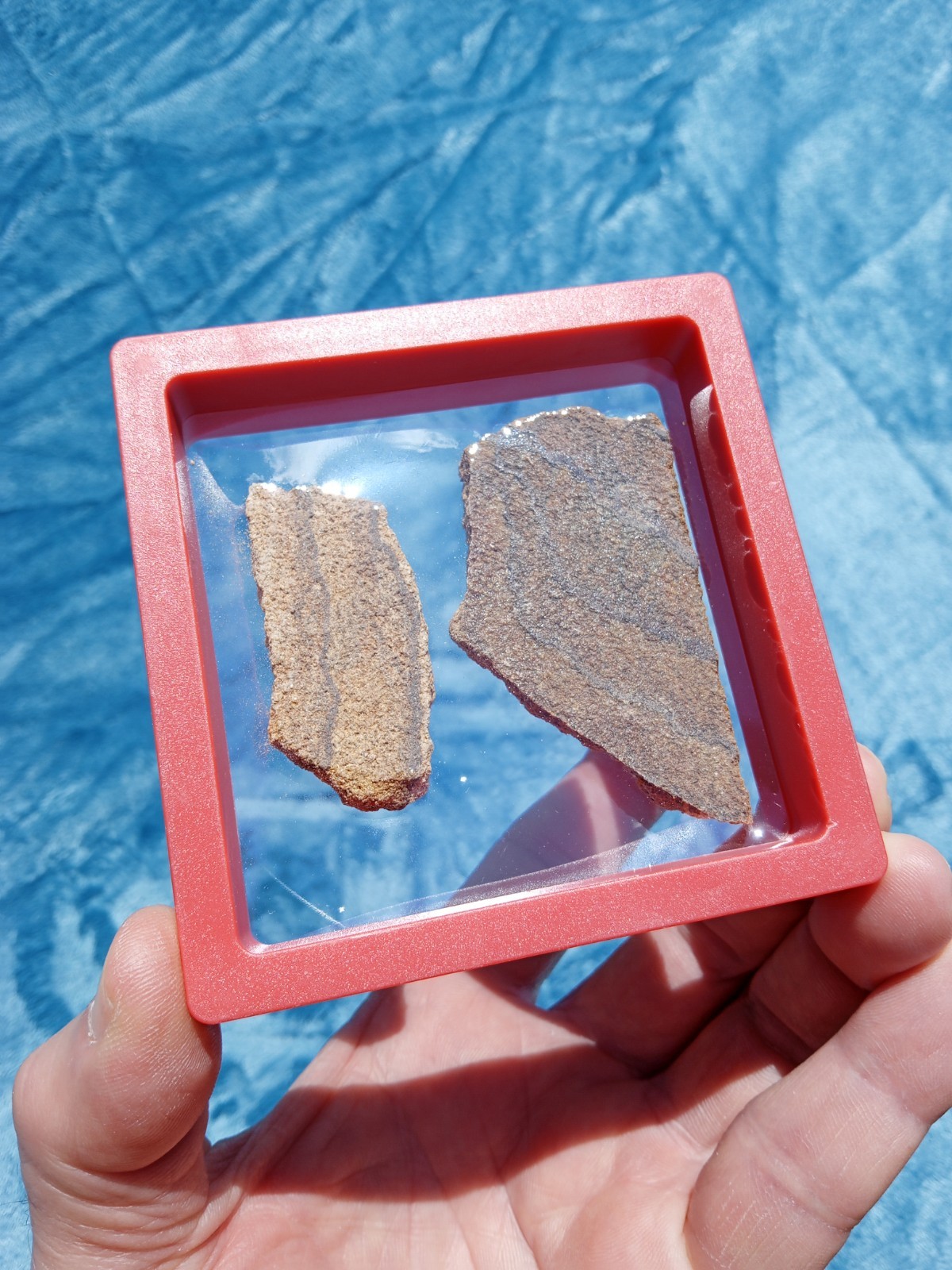 2 Colorful Display Boxes of Picture Desert 🏜️ Sandstone! Beautiful Patterns! D5
