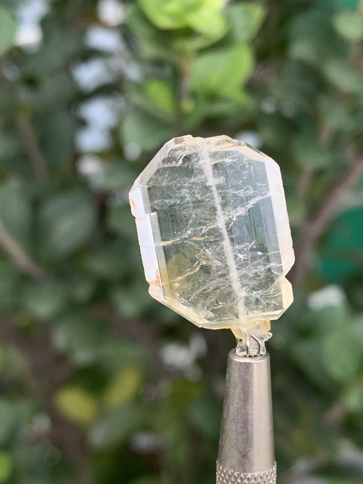 7 Grams Faden Quartz Crystal. size: 2.5*1.5*0.2 cm