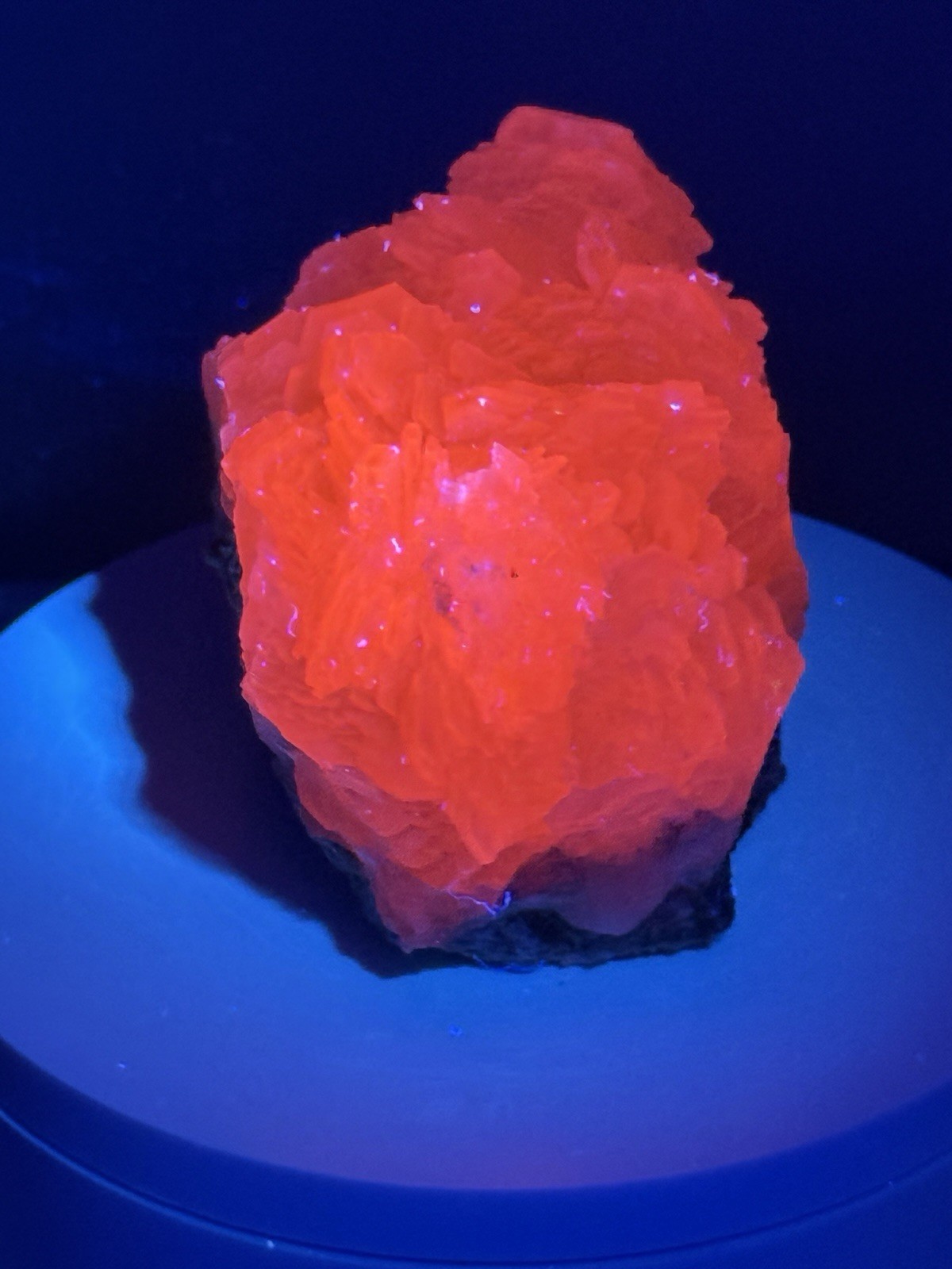 RADIANT Sandwich Calcite Fluorescent Mineral Specimen – China