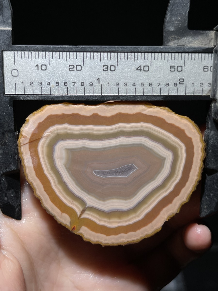 1Pair China Agate Hebei xuanhua natural Slices Crystal collectible 135g 112