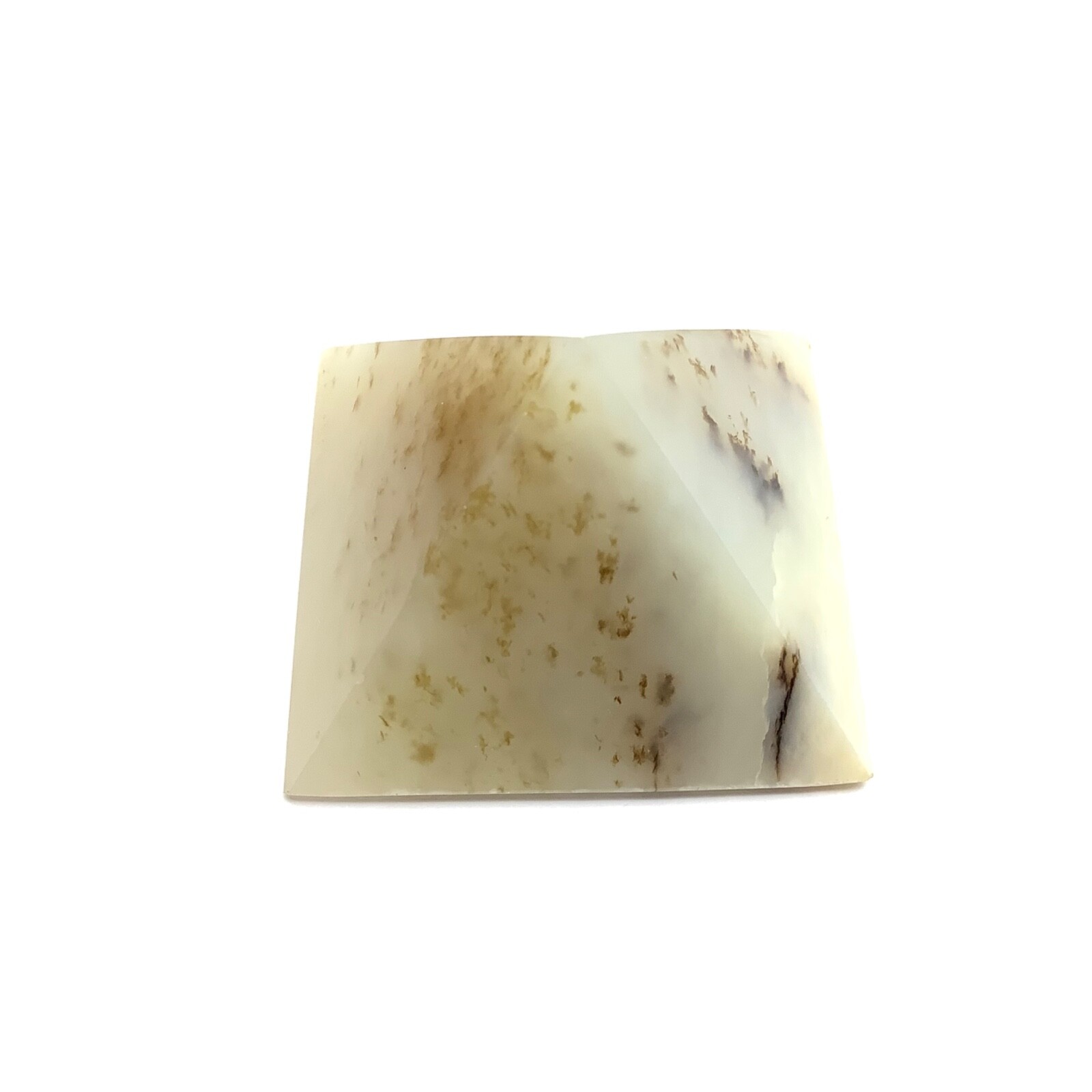 Siberian Jade Pyramid Carving Honey Brown Nephrite Jade Vitim River Siberia