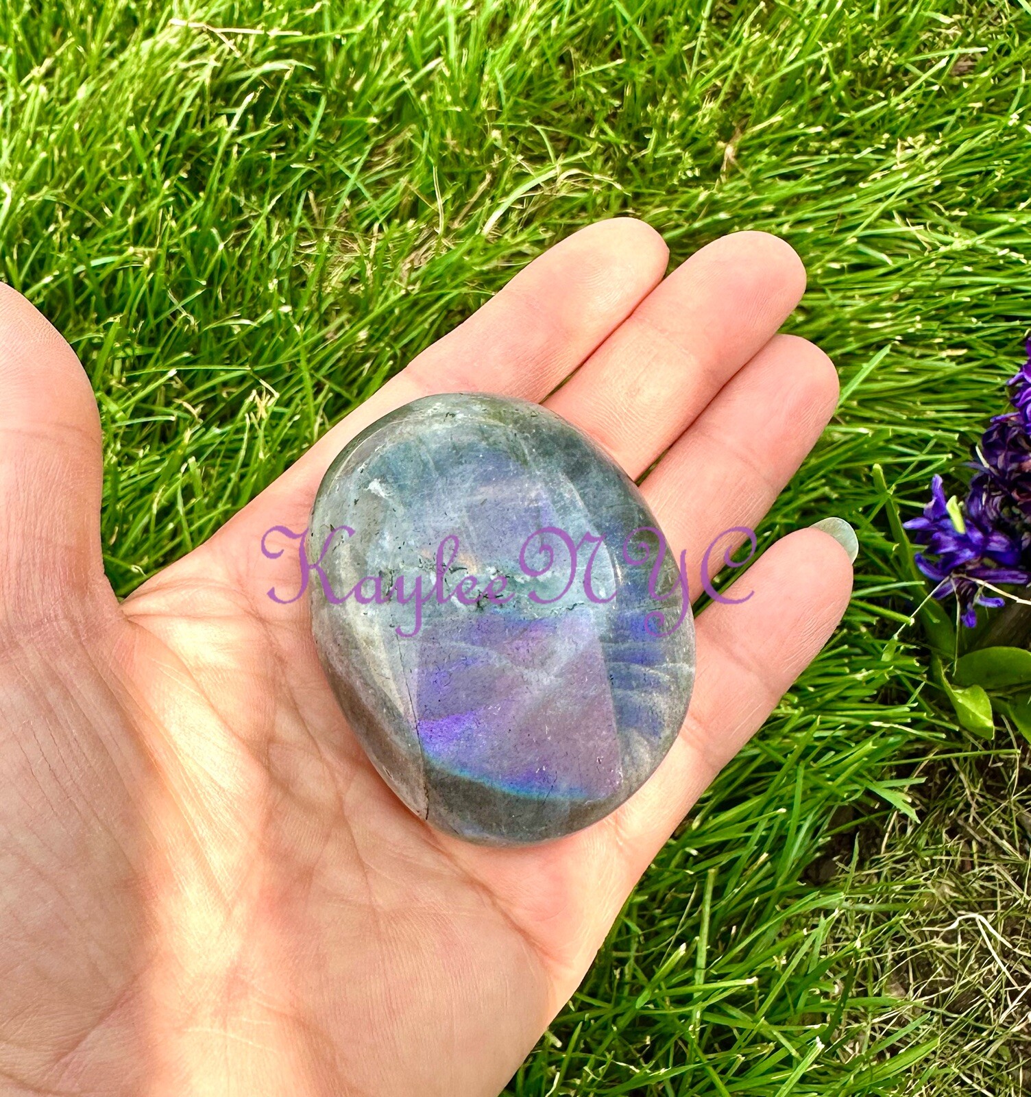 Wholesale 2 Lbs Lot Natural Sunset Labradorite Palm Stones Crystal Energy