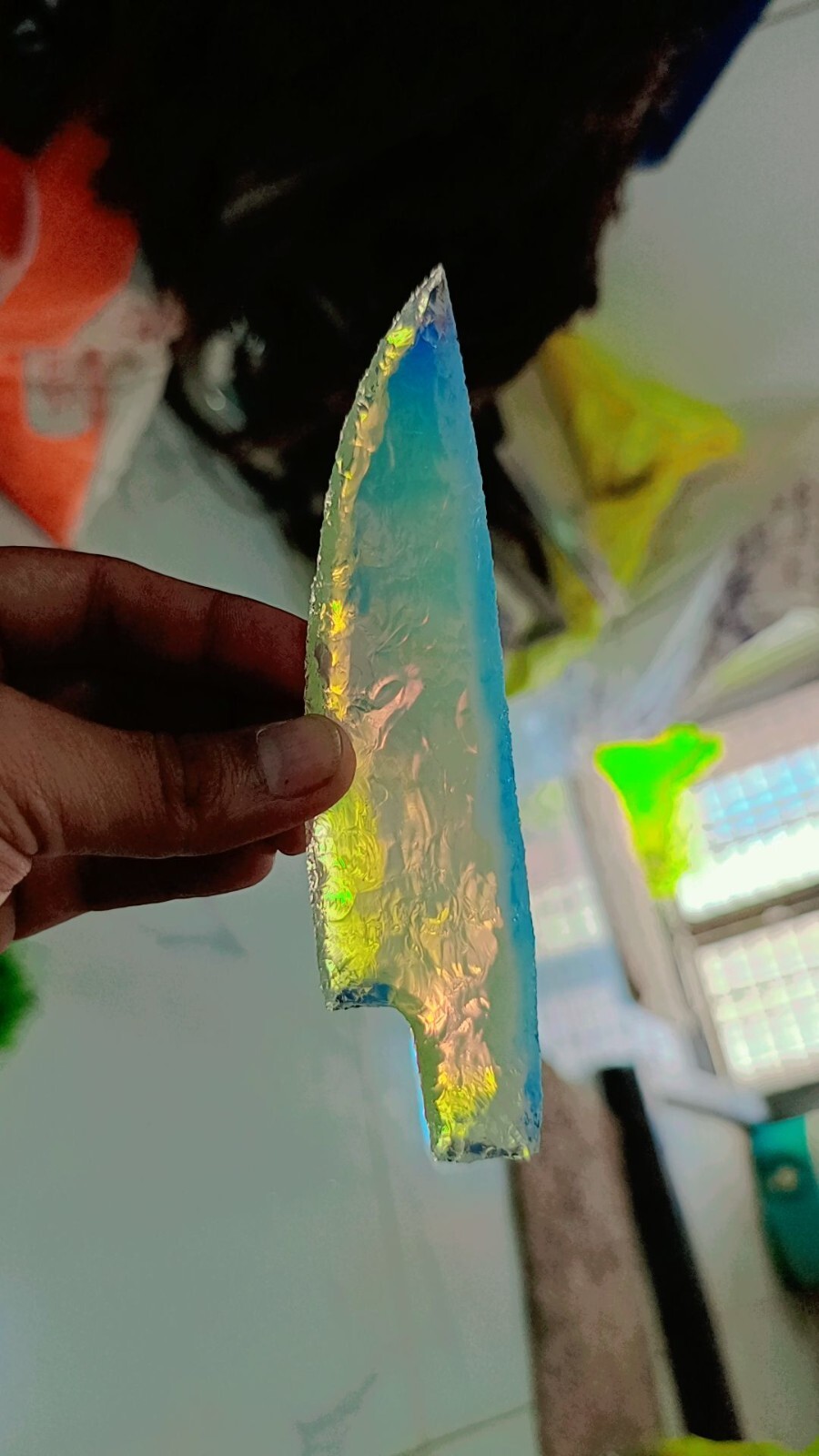 6″ Opalite Sword Knife Healing Crystal Home Decoration Display Use Item.