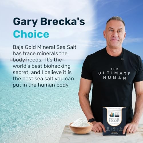 Baja Gold Mineral Sea Salt – Recommended by Gary Brecka – Assorted Sizes