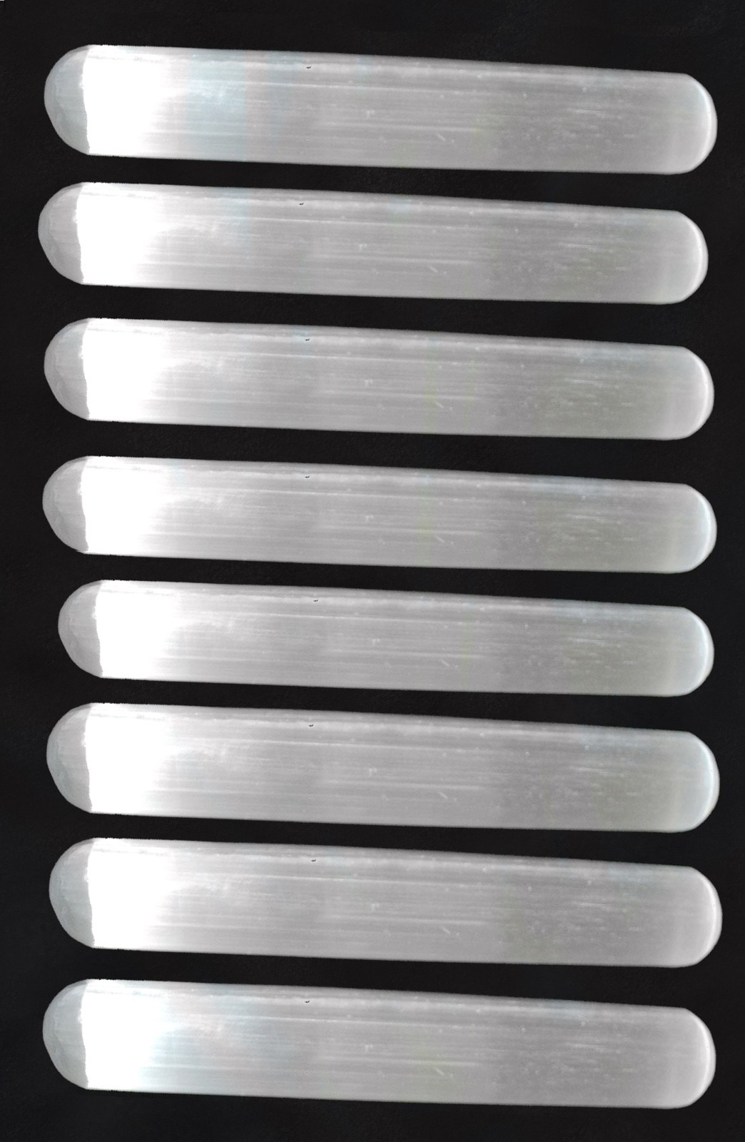 Natural Selenite Crystal Massage Wand ” Smooth Polished Heal LOT of 5 BULK Whole